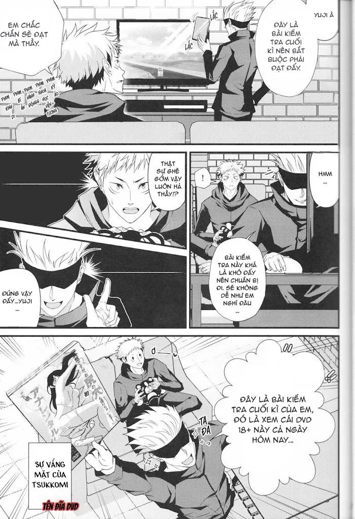 BÀI KIỂM TRA CUỐI KÌ CỦA THẦY GOJO Chapter 1 Trang 3