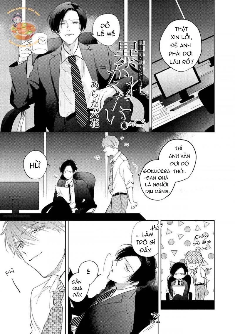 Gokudera - Vị Sếp Ác Ma Muốn Bị Vạch Trần Chapter 3 Trang 4