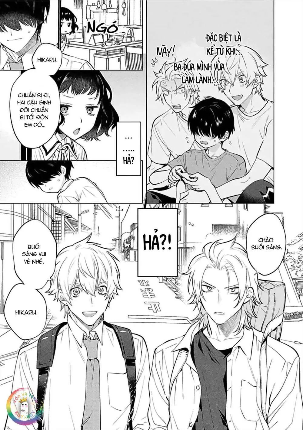 Hanamaru Manga Yin Kana là một cặp song sinh được tôi yêu quý Chapter 3 Trang 5