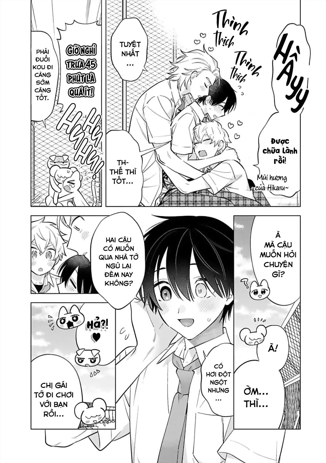 Hanamaru Manga Yin Kana là một cặp song sinh được tôi yêu quý Chapter 12 Trang 8