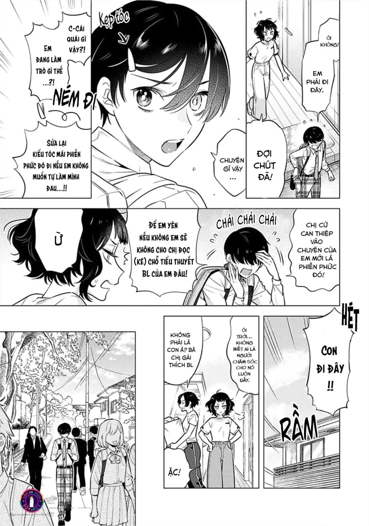 Hanamaru Manga Yin Kana là một cặp song sinh được tôi yêu quý Chapter 1 Trang 5