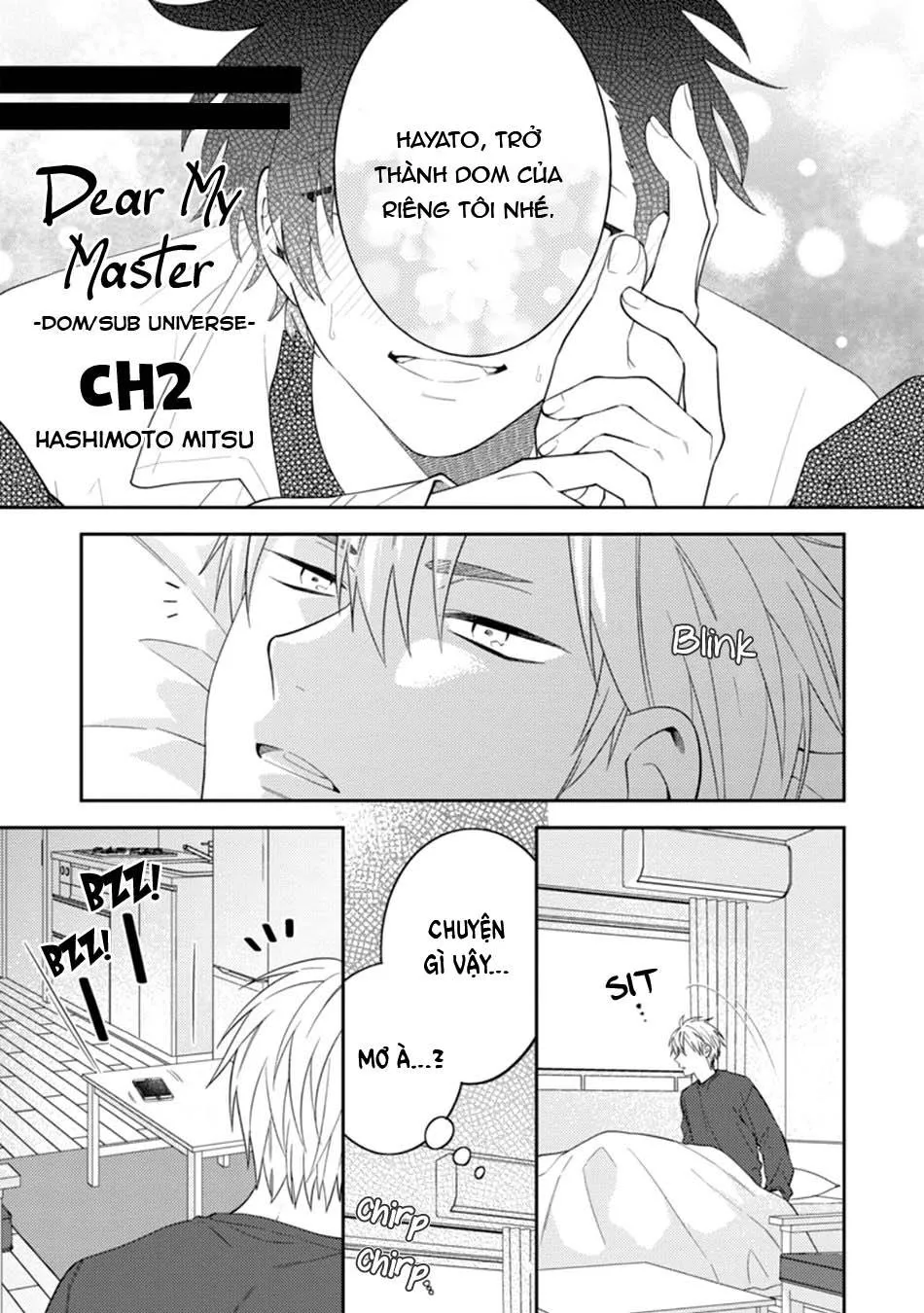 Hashimoto Mitsu Dear My Master - Dom / Sub Universe Chapter 2 Trang 3