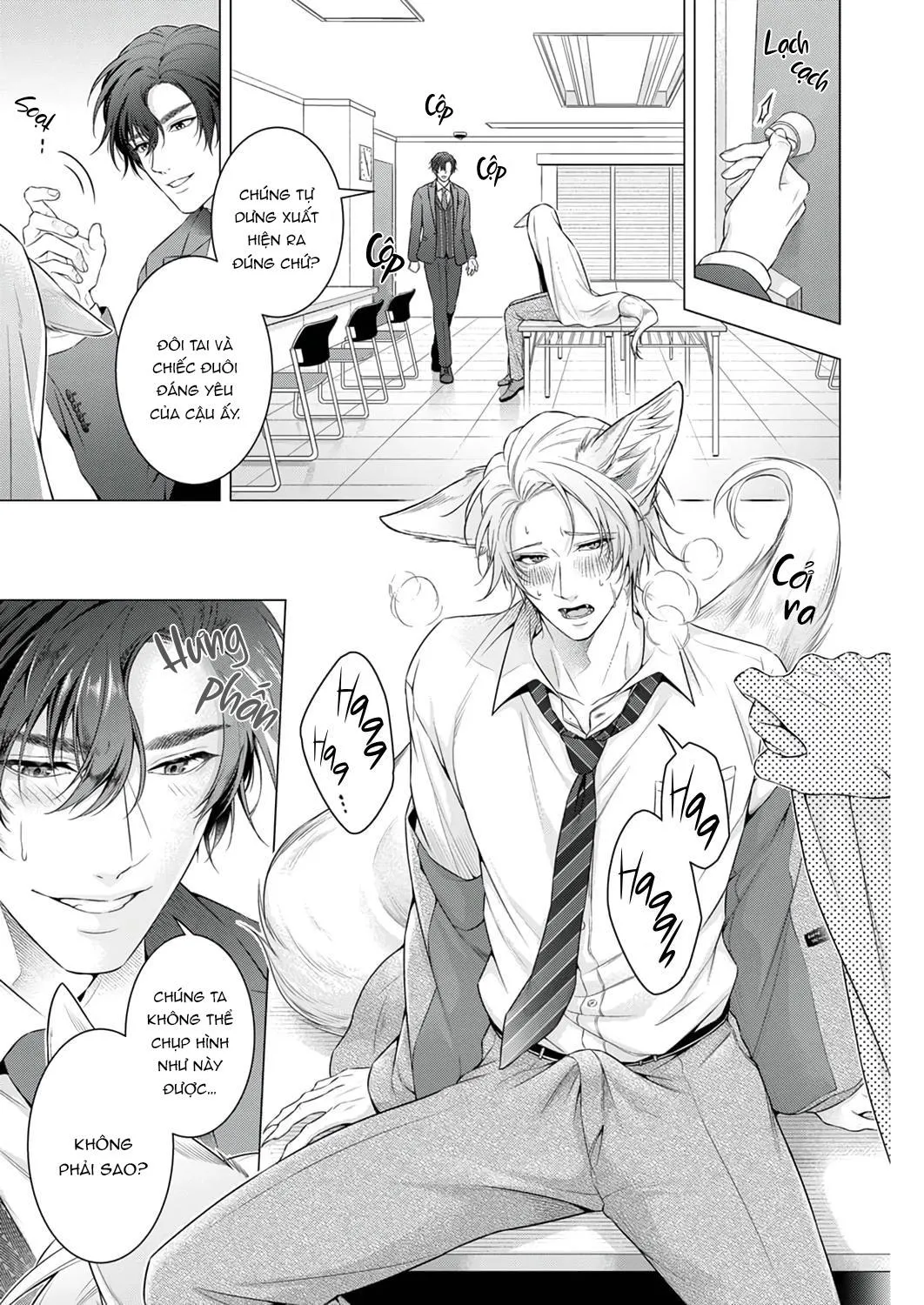 Hãy cho tôi chạm vào chiếc đuôi gợi cảm đó Chapter 4 Trang 13