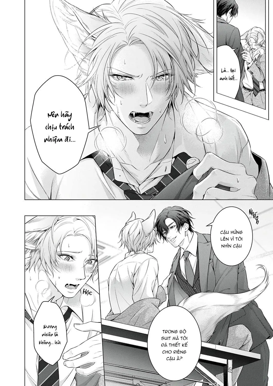 Hãy cho tôi chạm vào chiếc đuôi gợi cảm đó Chapter 4 Trang 14