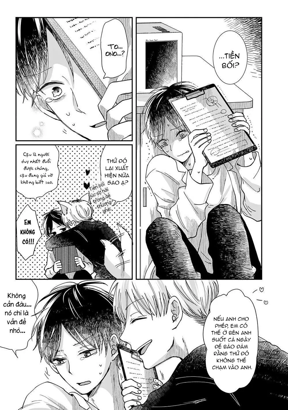 Hãy hẹn hò với tôi sau khi trừ được hồn ma đó nhé Chapter 2 Trang 5