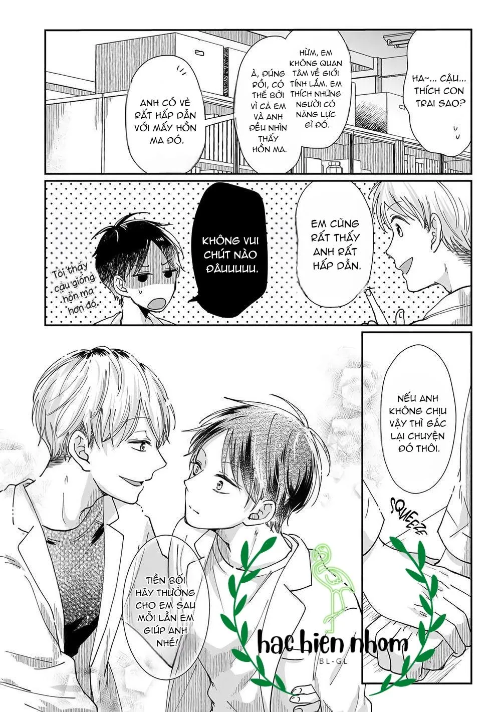 Hãy hẹn hò với tôi sau khi trừ được hồn ma đó nhé Chapter 2 Trang 7