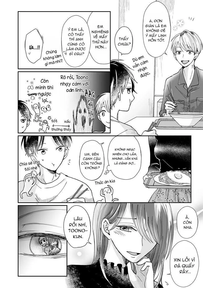 Hãy hẹn hò với tôi sau khi trừ được hồn ma đó nhé Chapter 4 Trang 8