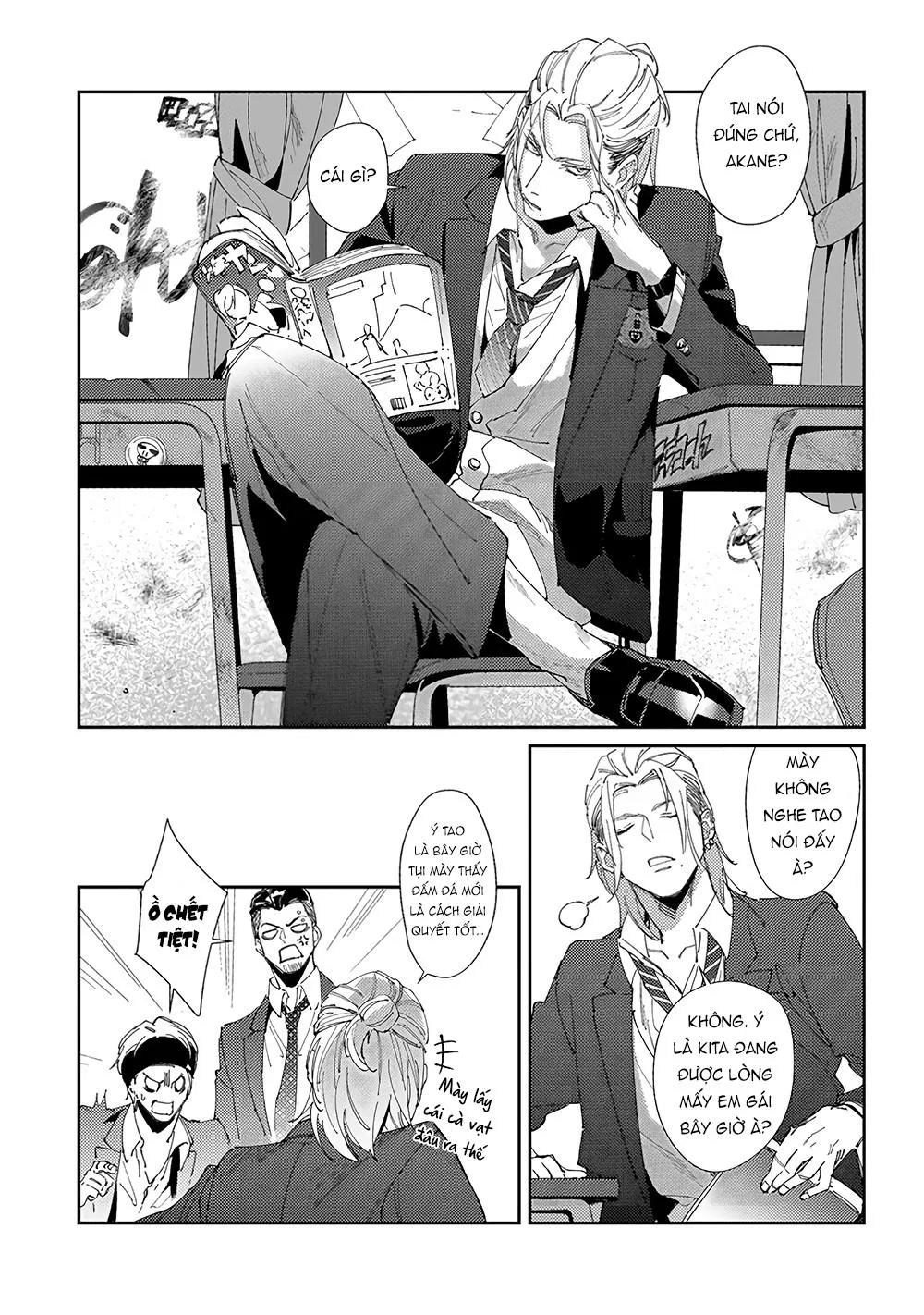 Hoàn cảnh nhà shima chan Chapter 2 Trang 4