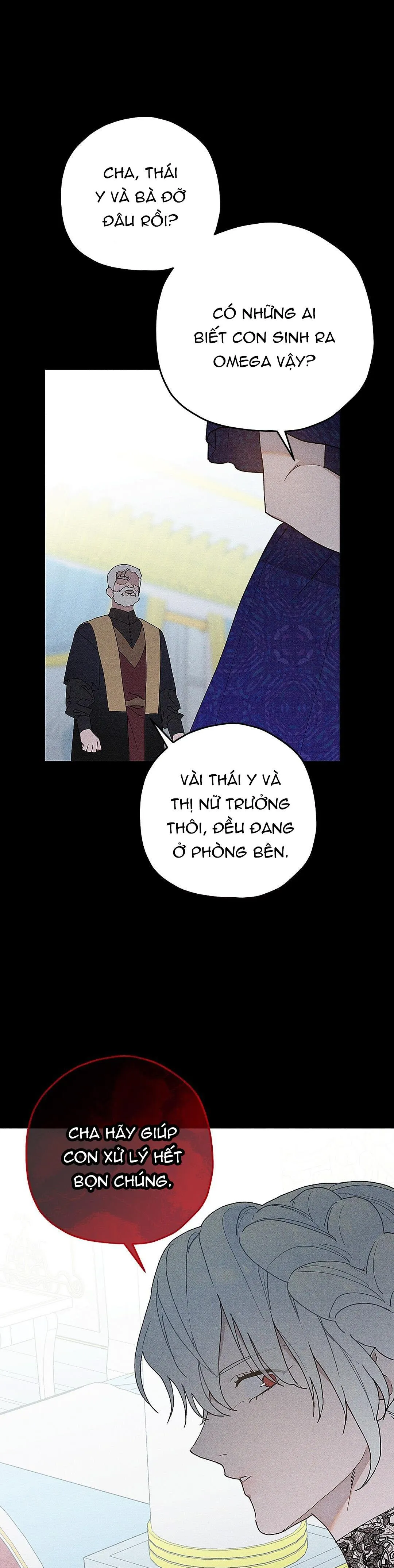 HOÀNG TỬ HƯ HỎNG CHE GIẤU MÌNH LÀ OMEGA Chapter 2 Trang 32