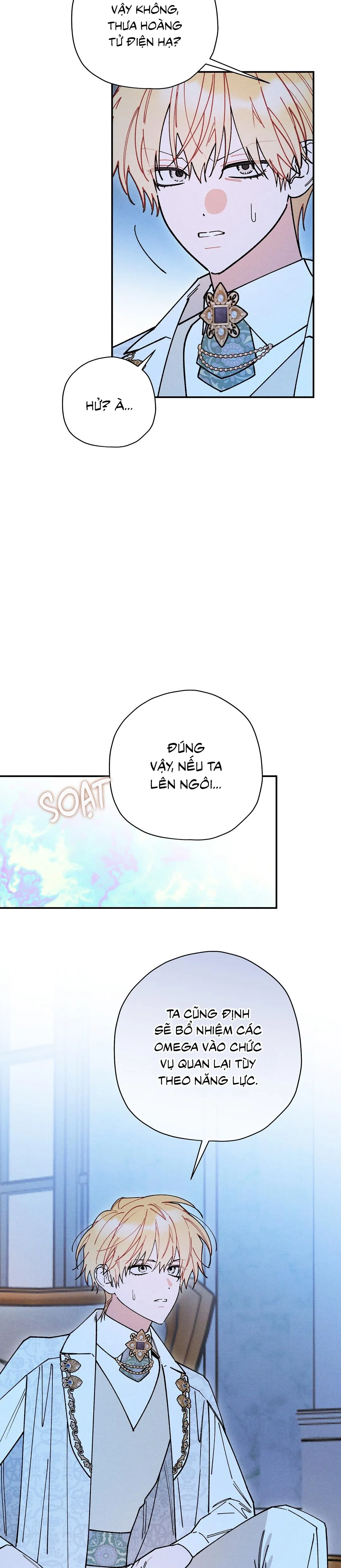 HOÀNG TỬ HƯ HỎNG CHE GIẤU MÌNH LÀ OMEGA Chapter 83 Trang 25