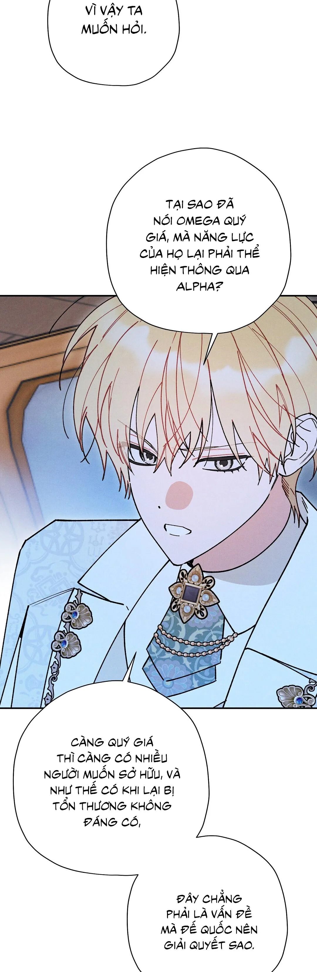 HOÀNG TỬ HƯ HỎNG CHE GIẤU MÌNH LÀ OMEGA Chapter 83 Trang 28