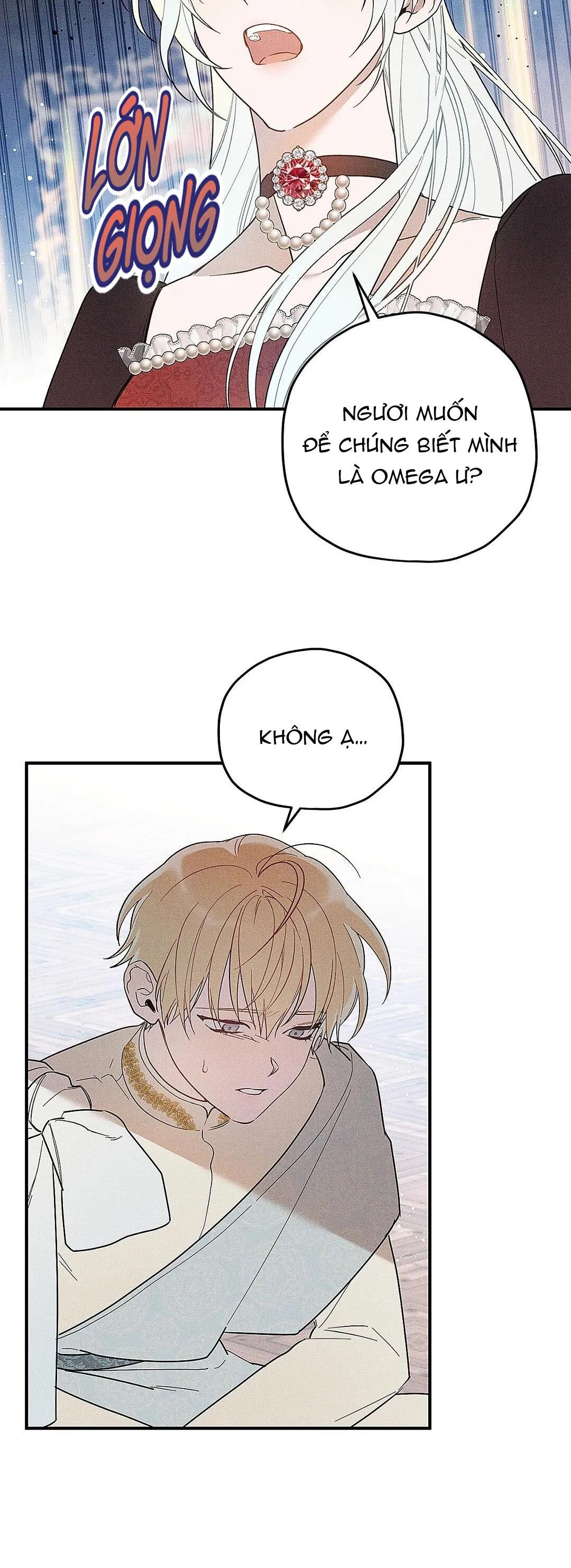 HOÀNG TỬ HƯ HỎNG CHE GIẤU MÌNH LÀ OMEGA Chapter 1 Trang 49