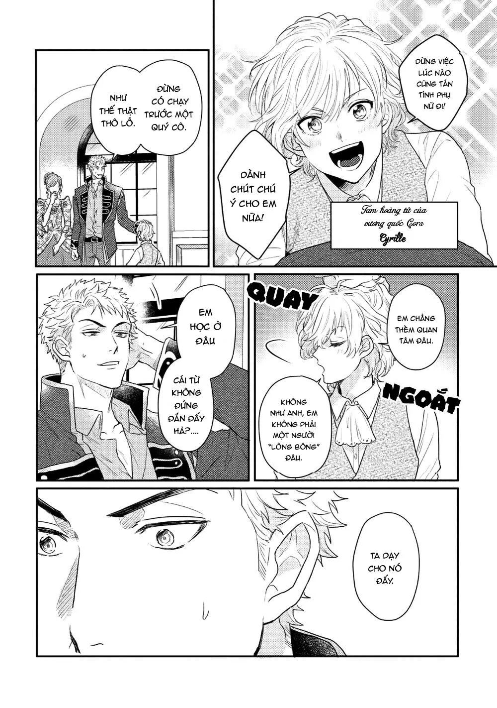 Chàng hoàng tử phóng đãng và Quái thú bị giam cầm Chapter 1 Trang 8