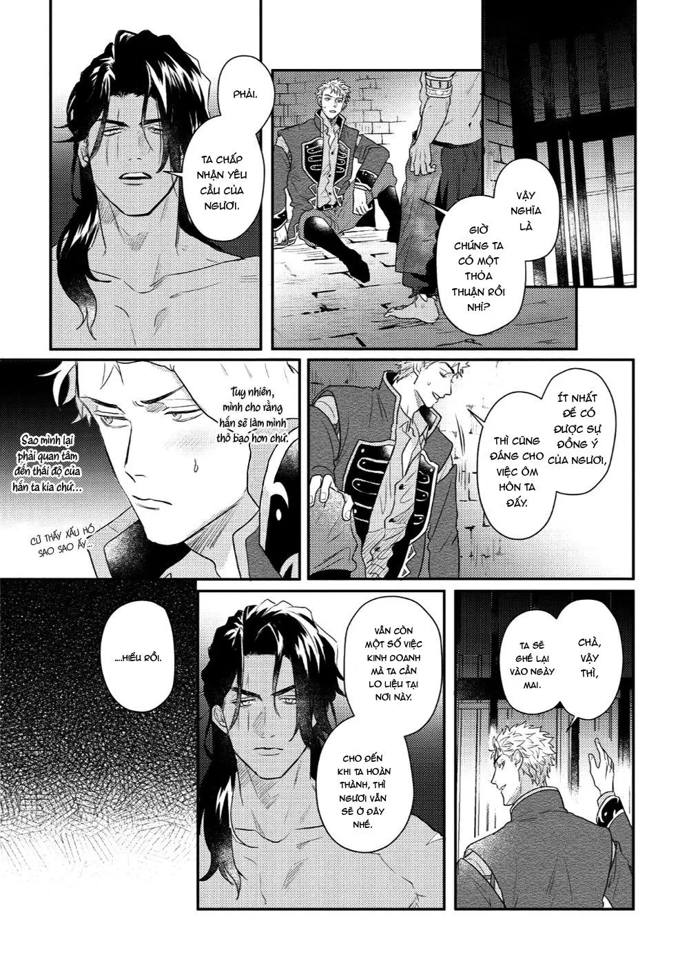 Chàng hoàng tử phóng đãng và Quái thú bị giam cầm Chapter 1 Trang 38