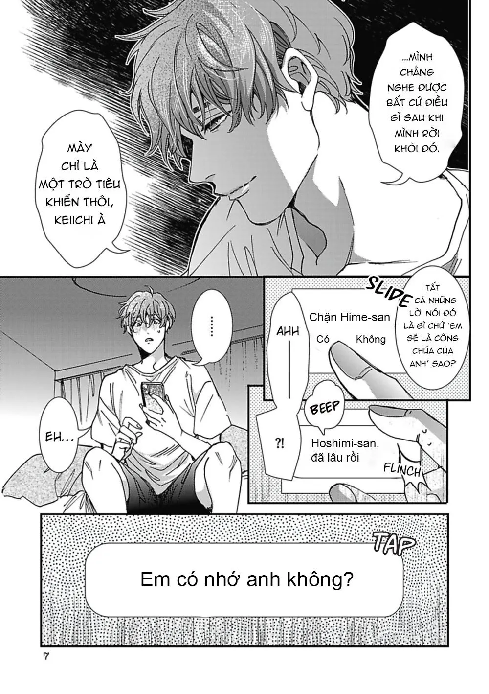 Những chàng trai trong truyện cổ tích Chapter 2 Trang 7