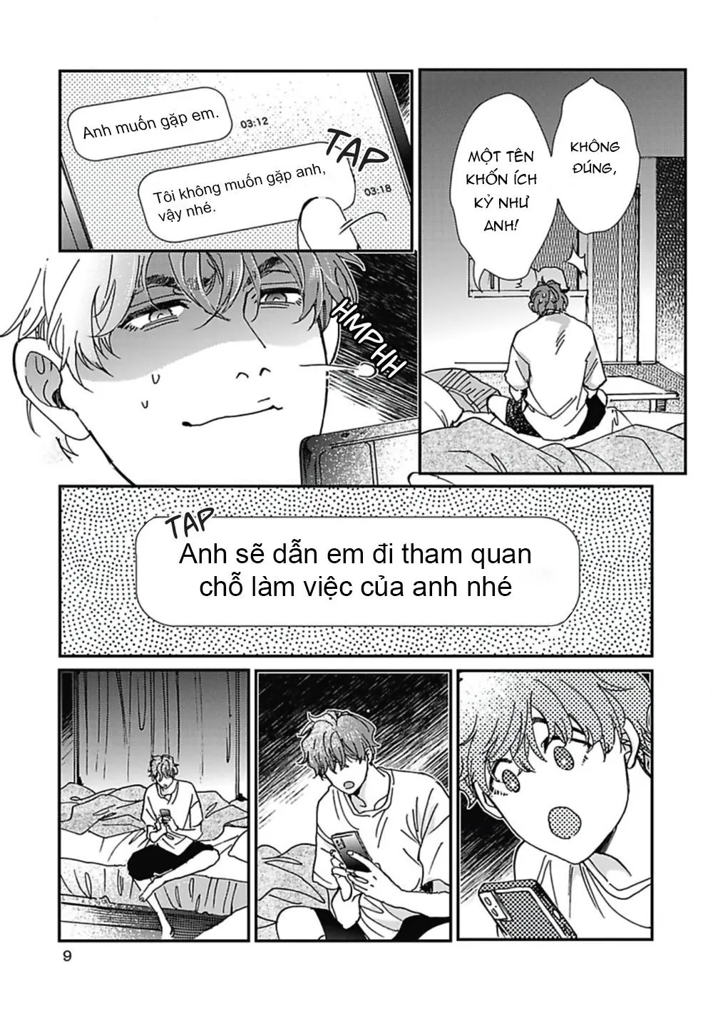 Những chàng trai trong truyện cổ tích Chapter 2 Trang 9