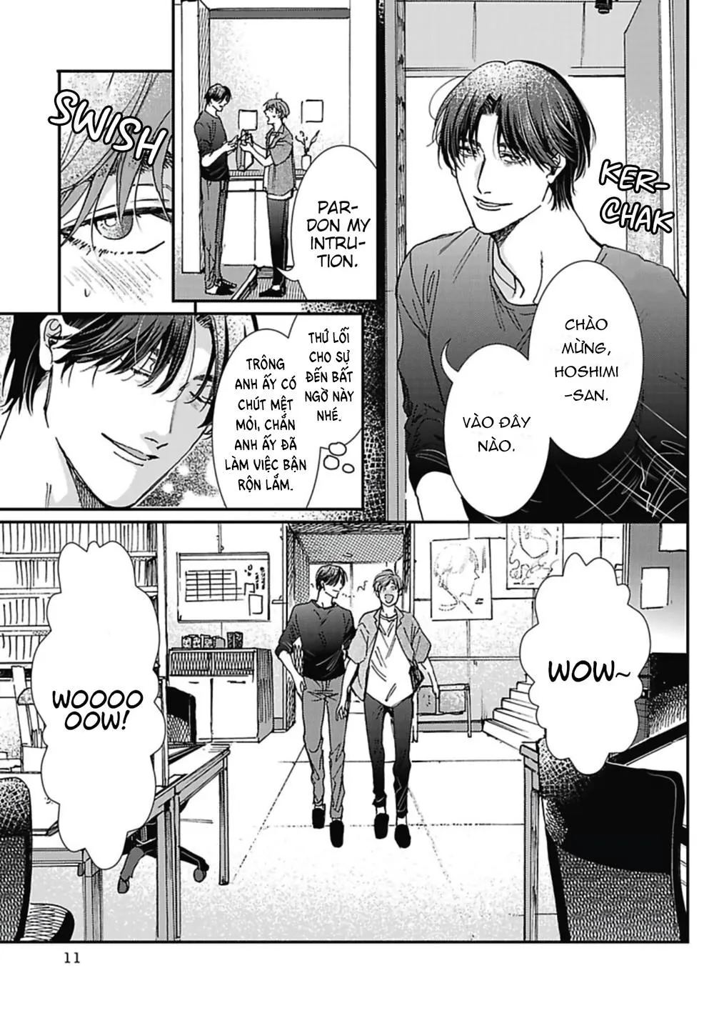 Những chàng trai trong truyện cổ tích Chapter 2 Trang 11