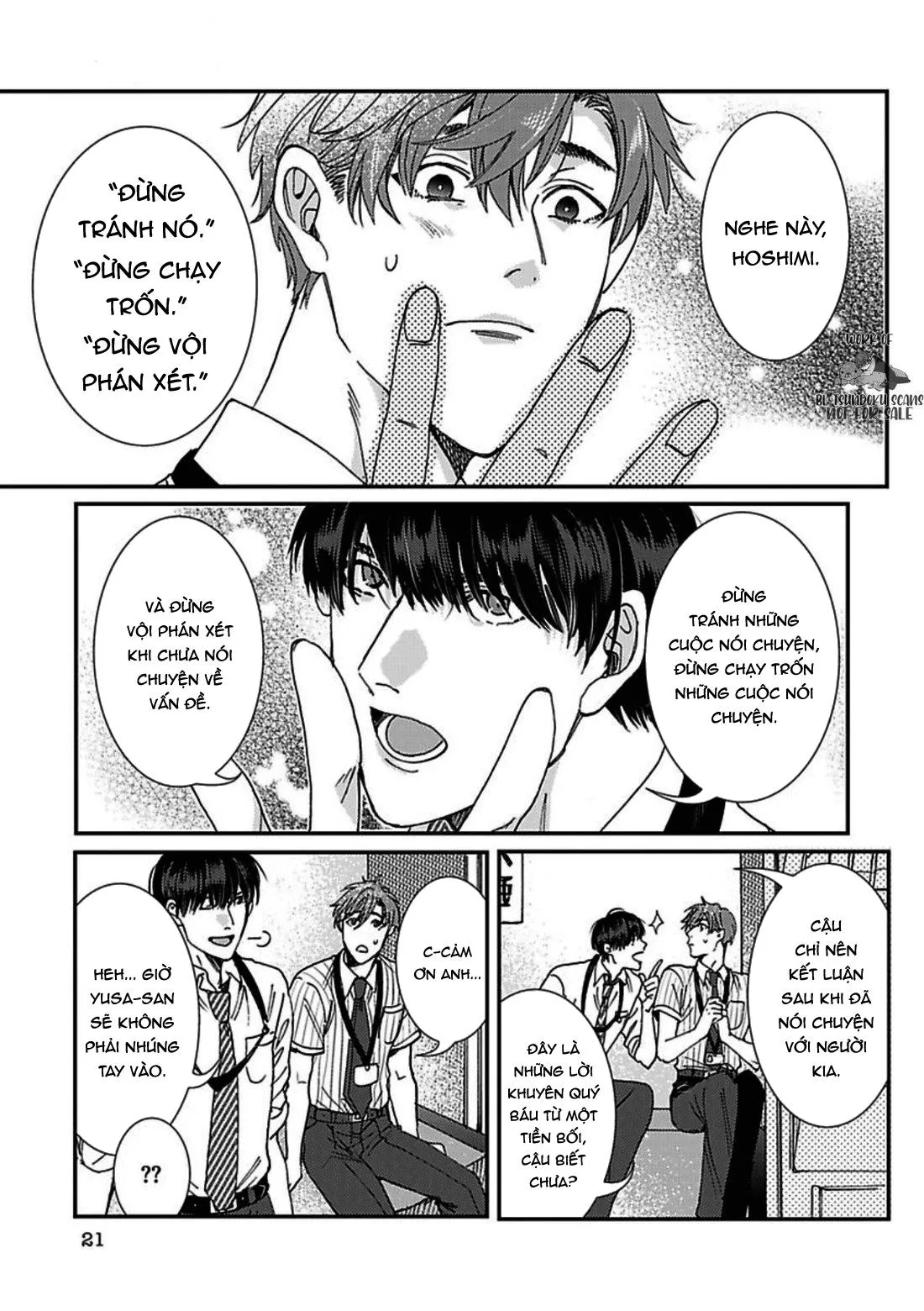 Những chàng trai trong truyện cổ tích Chapter 5 Trang 21