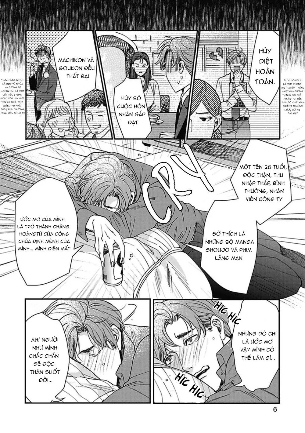 Những chàng trai trong truyện cổ tích Chapter 1 Trang 6