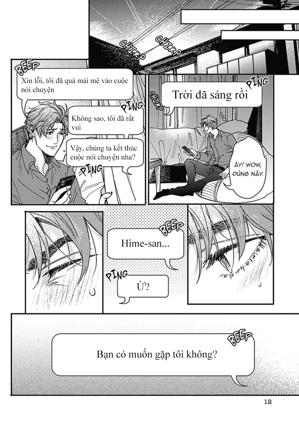 Những chàng trai trong truyện cổ tích Chapter 1 Trang 12