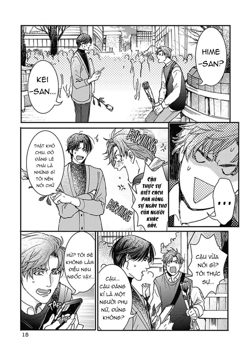 Những chàng trai trong truyện cổ tích Chapter 1 Trang 15