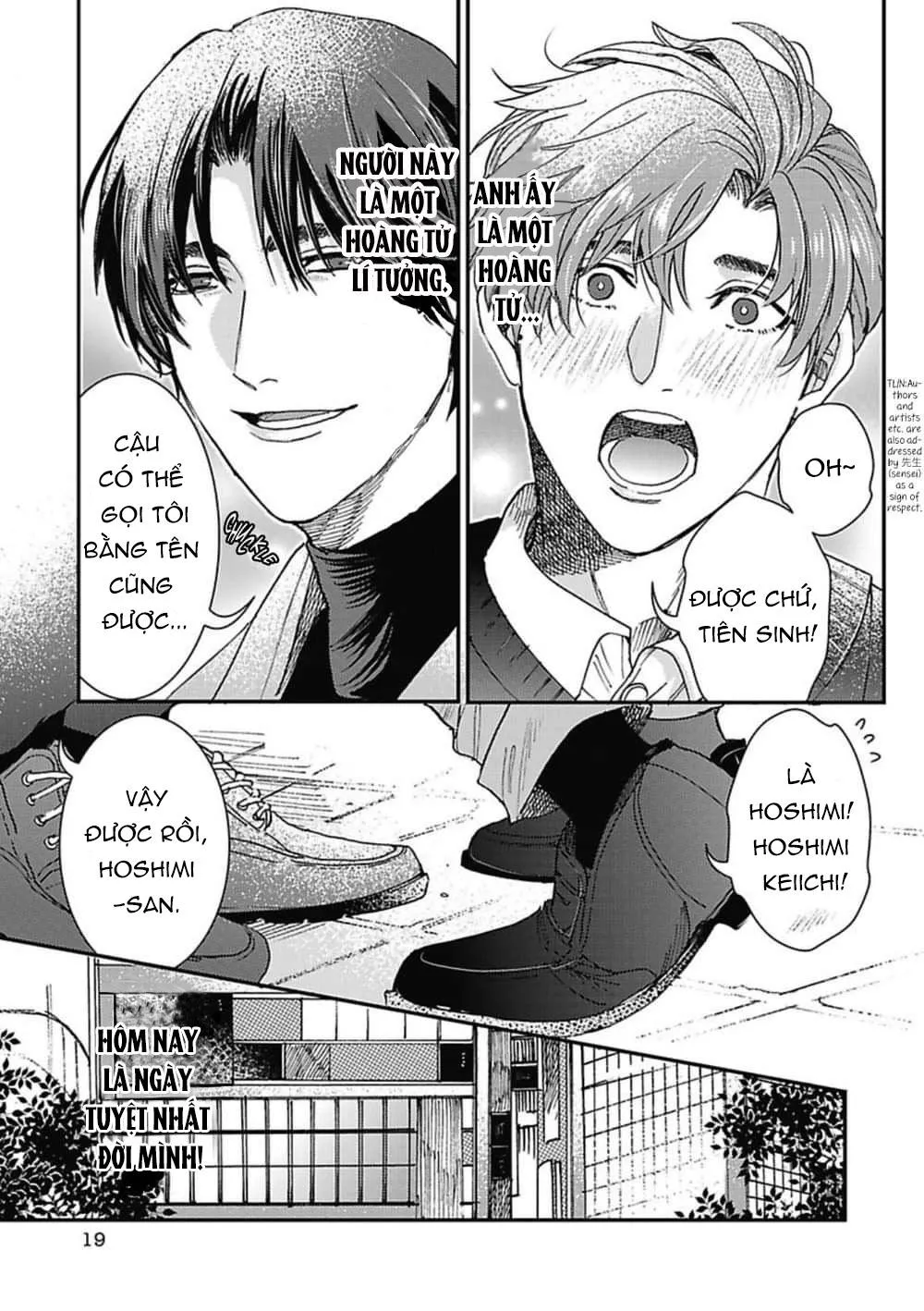 Những chàng trai trong truyện cổ tích Chapter 1 Trang 19