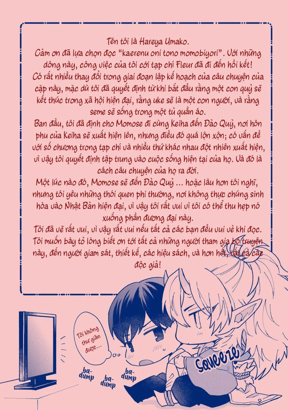 Kaerenu Oni to no Momo Biyori Chapter 6 Trang 12