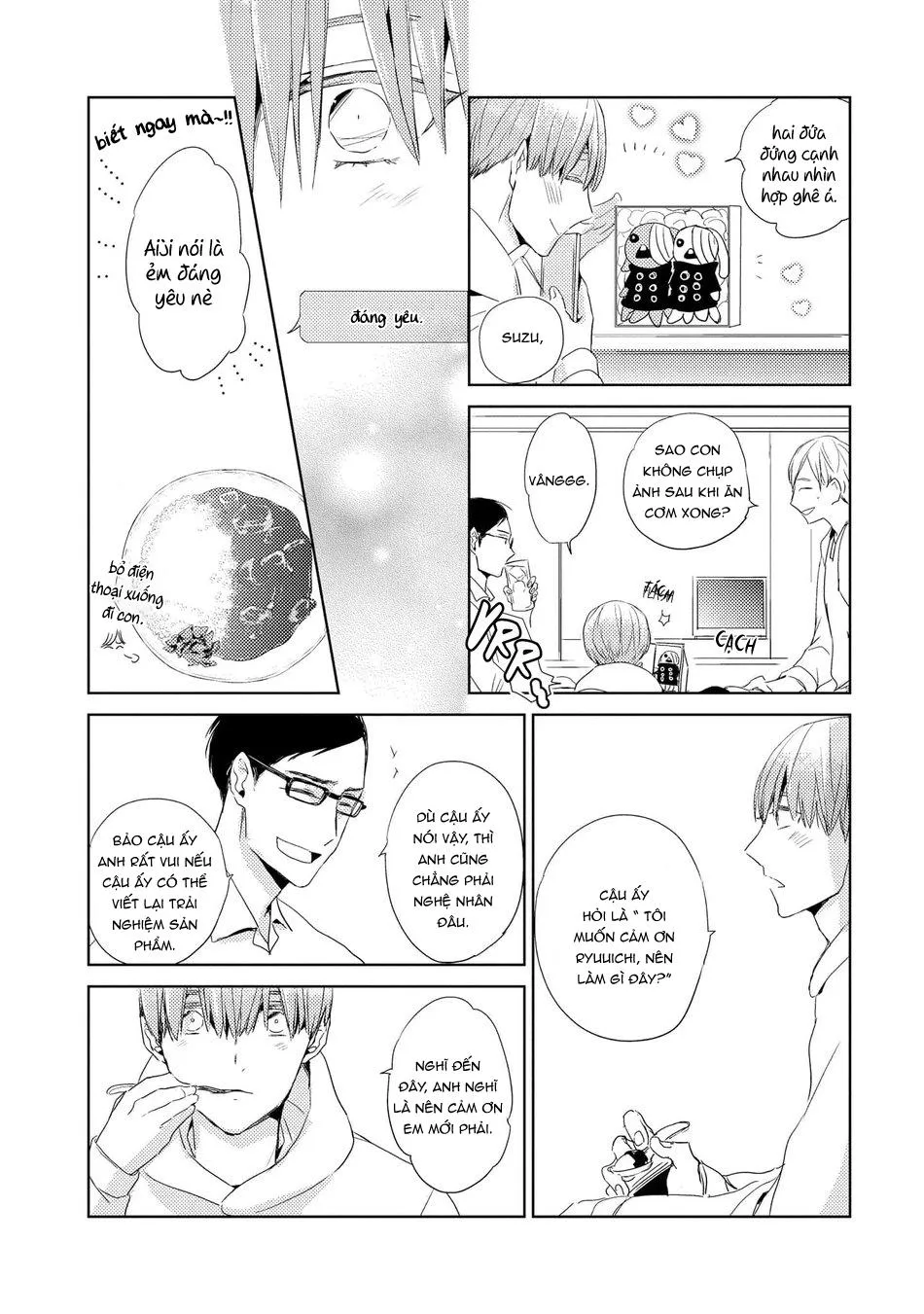 Cậu bạn trai tính cách kì quái của Suzu-kun Chapter 3 Trang 15