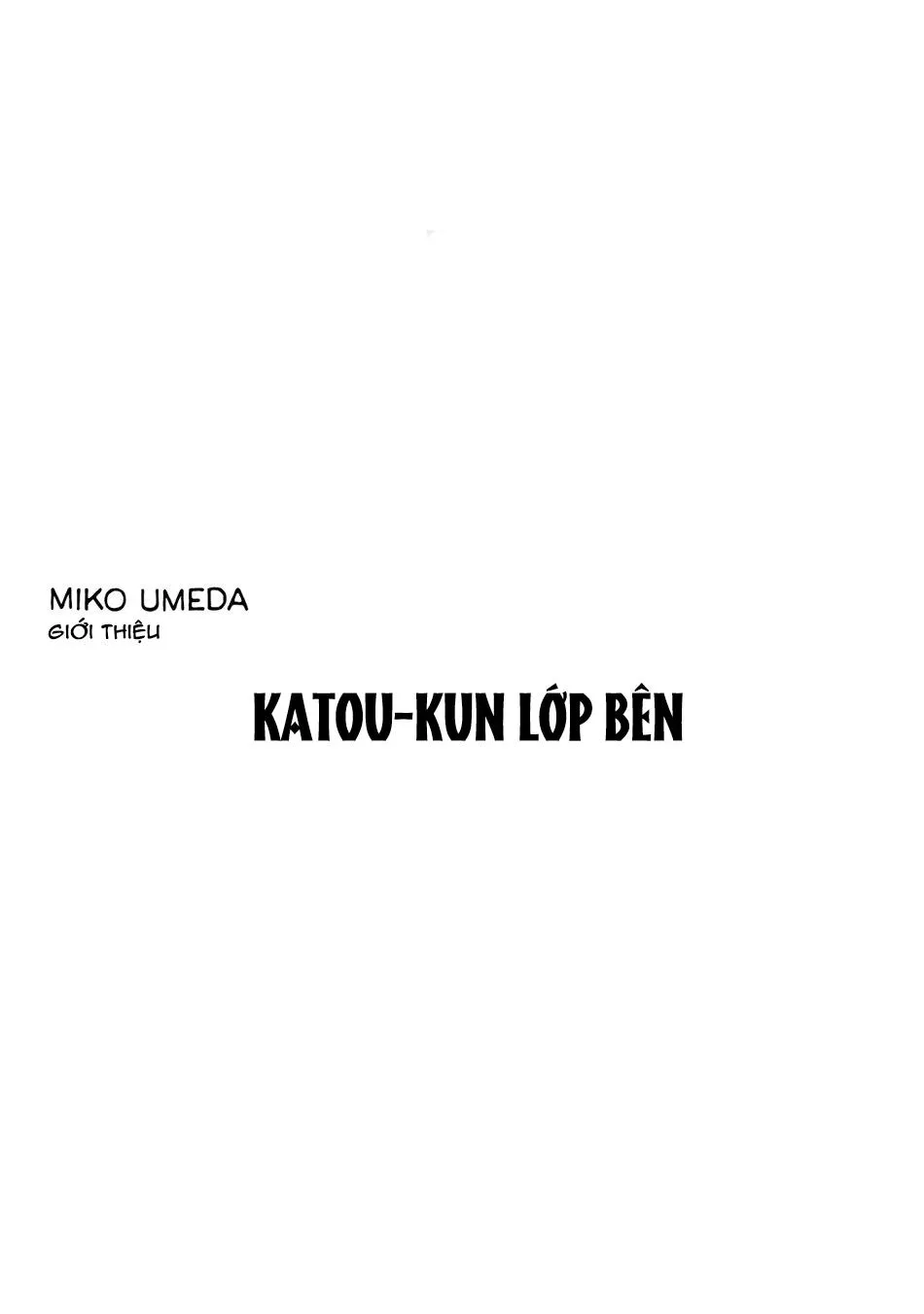 Katou-kun lớp bên Chapter 2 Trang 4