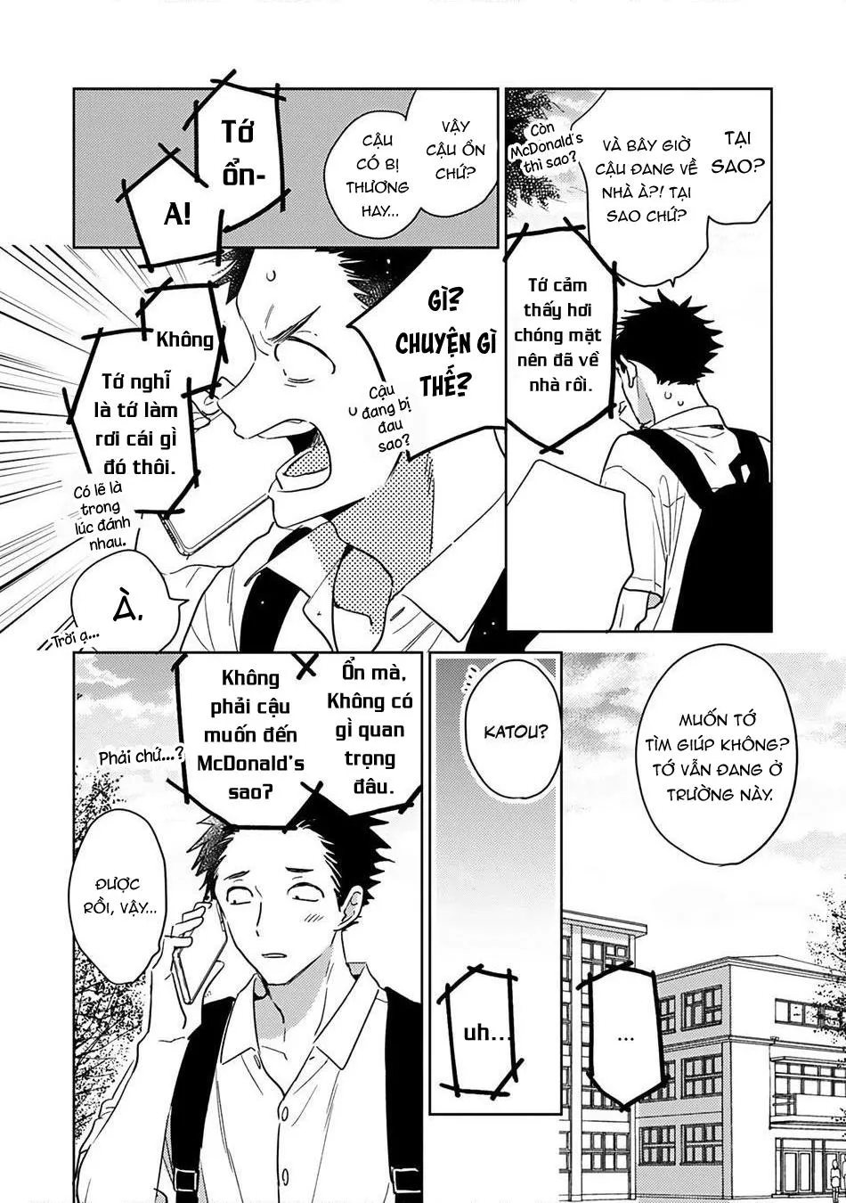 Katou-kun lớp bên Chapter 1 Trang 27