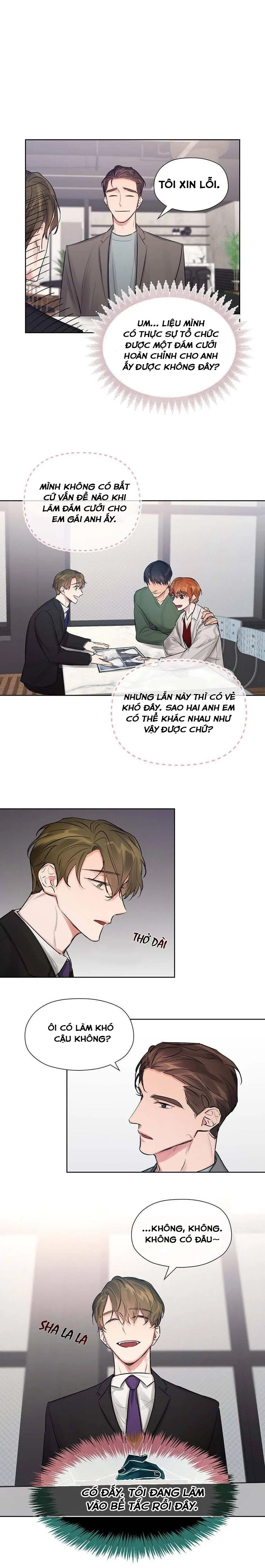 Kế hoạch đám cưới của Mr và Mr Chapter 3 Trang 9