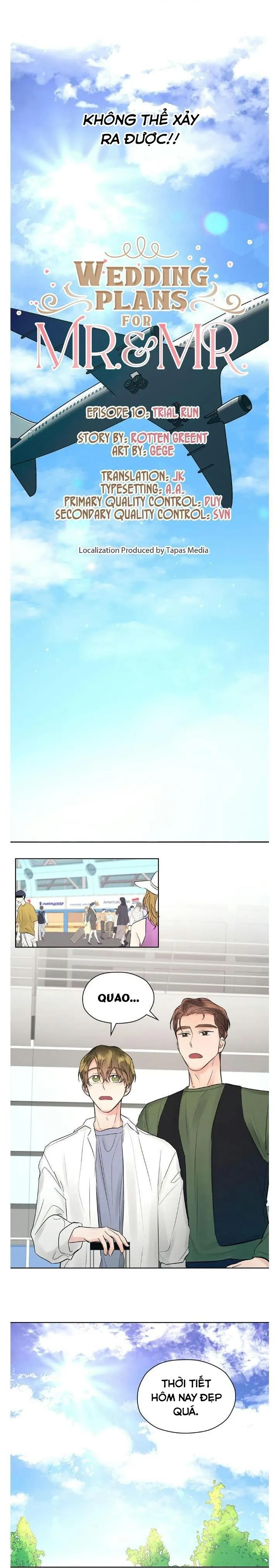 Kế hoạch đám cưới của Mr và Mr Chapter 10 Trang 7