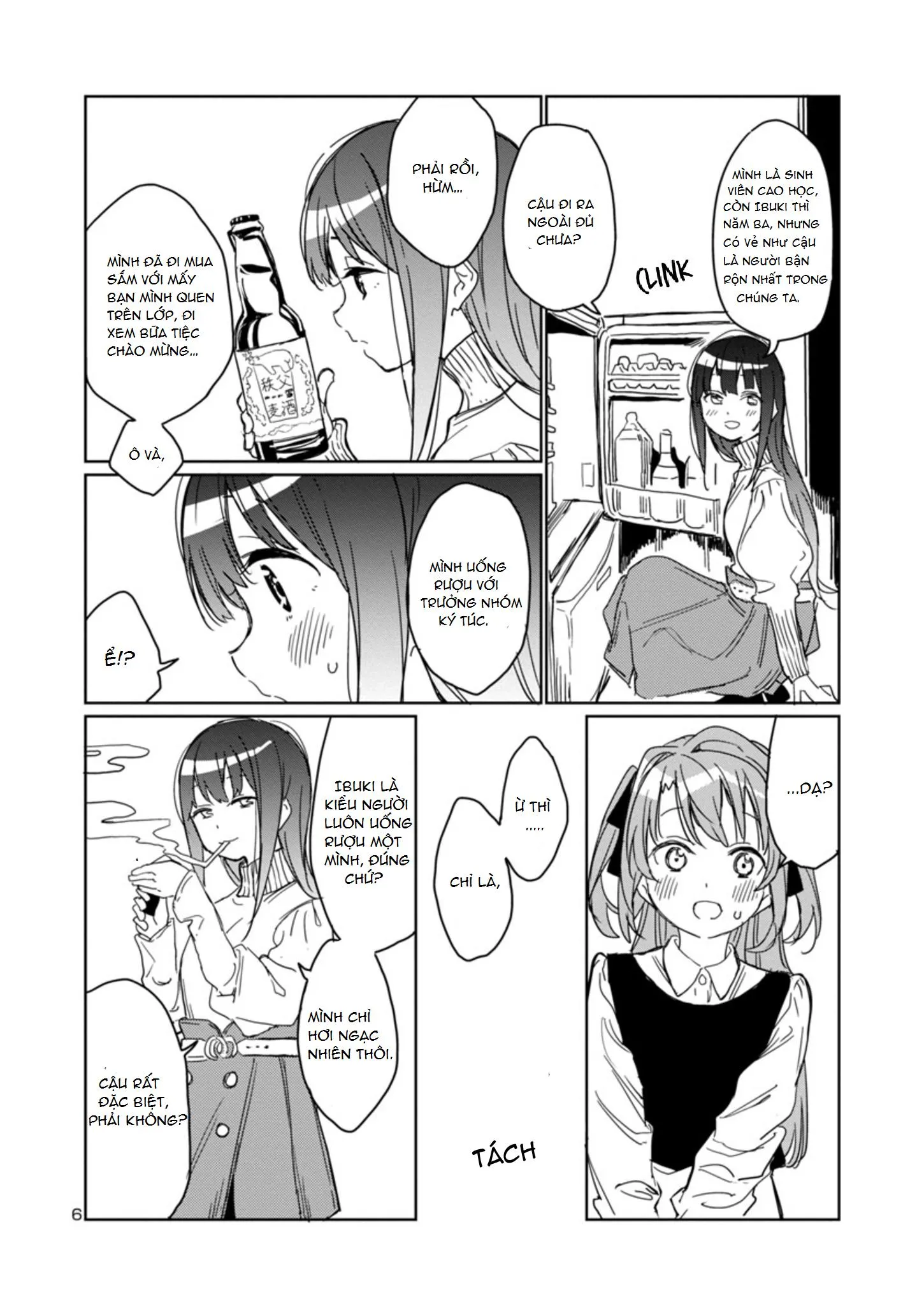 Kamiina Botan, kẻ say rượu là một đóa hoa ly Chapter 3 Trang 6