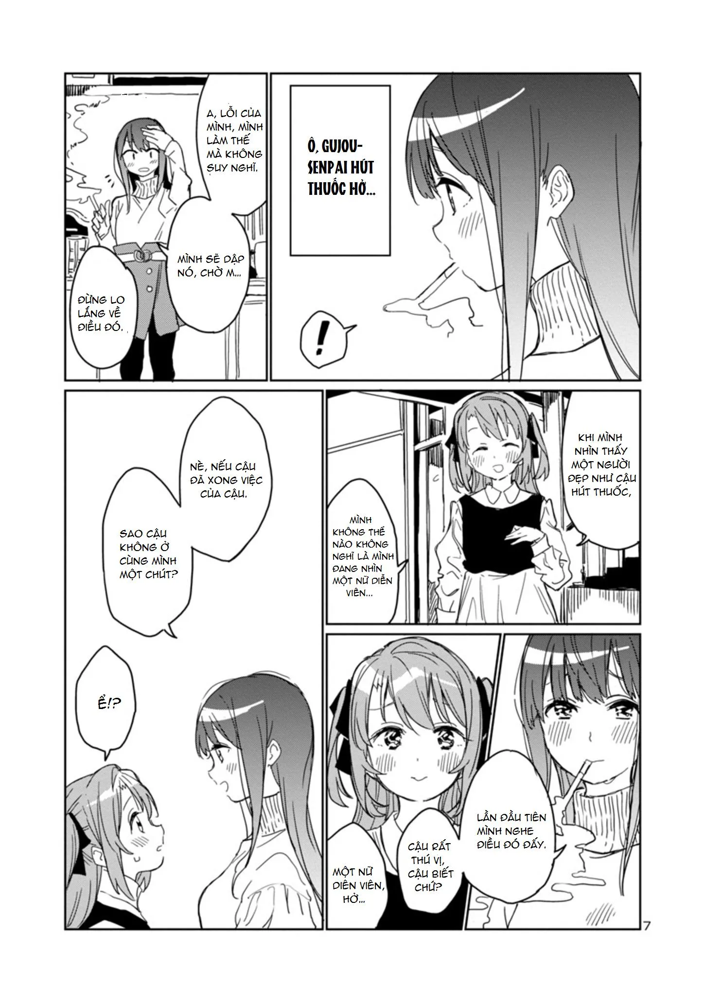 Kamiina Botan, kẻ say rượu là một đóa hoa ly Chapter 3 Trang 7