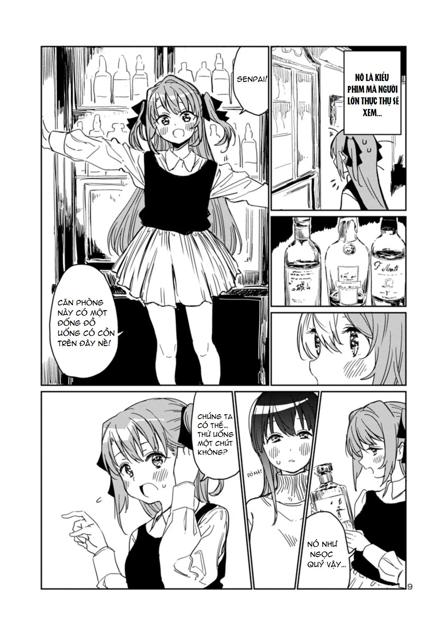 Kamiina Botan, kẻ say rượu là một đóa hoa ly Chapter 3 Trang 9