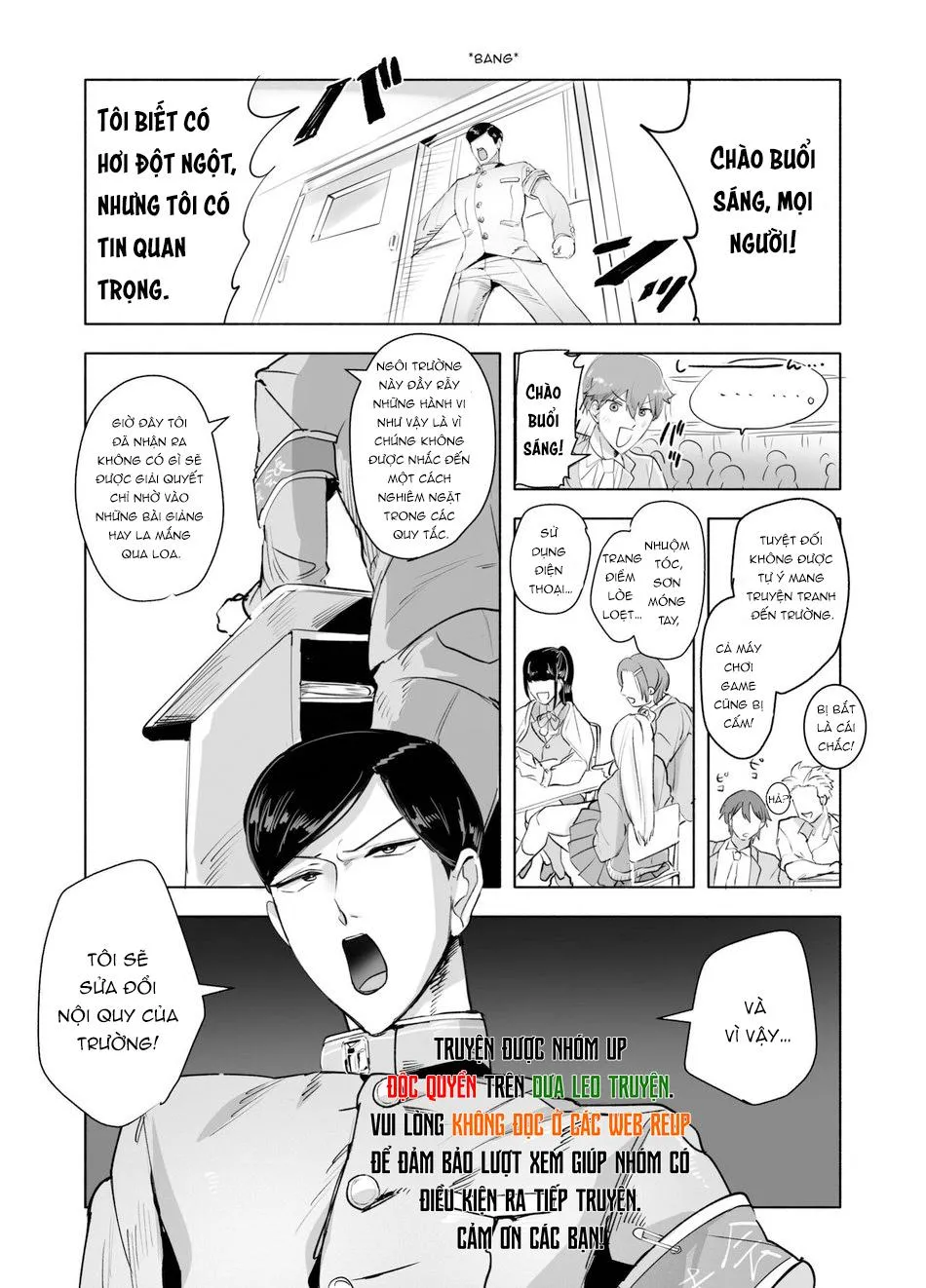 Keiichirou Cosplay Cô Y Tá Làm Tình Với Thầy Giáo Biến Thái Ở Phòng Hội Đồng Học Sinh Chapter 1 Trang 4