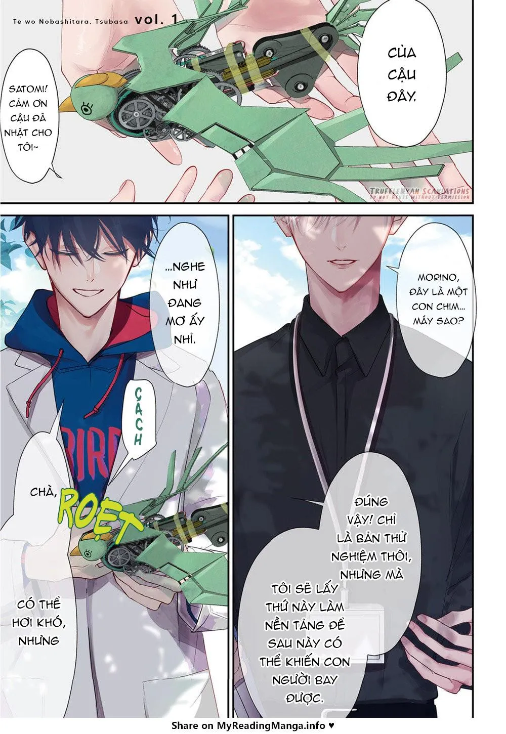 Khi em vươn tay, đó chính là đôi cánh Chapter 1 Trang 7