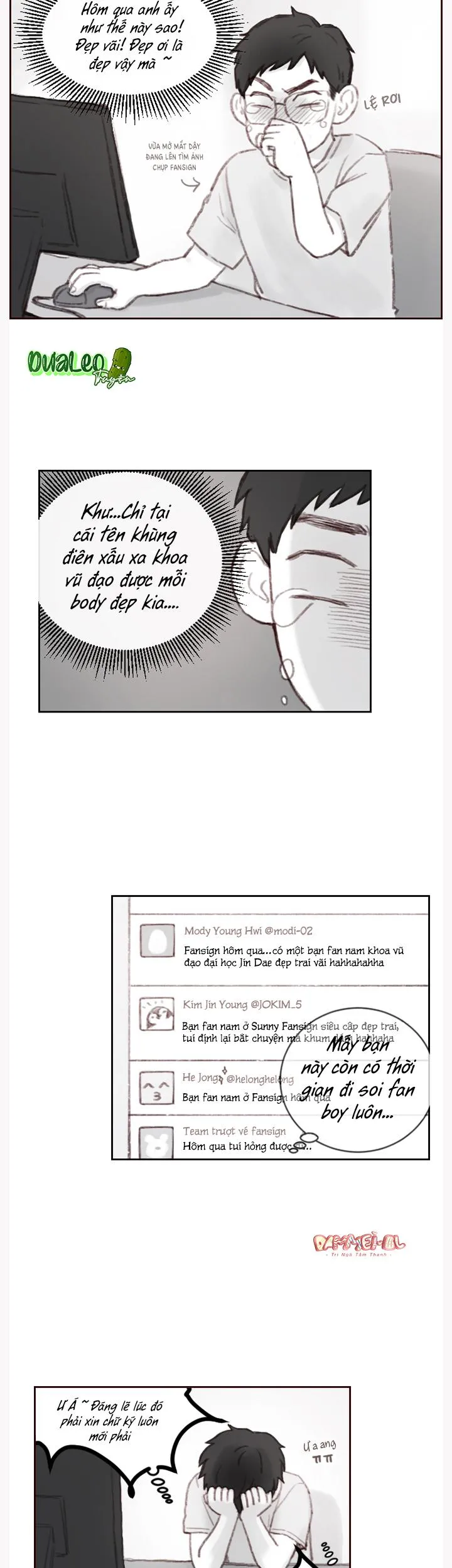 KHI FANBOY ĐU IDOL FULL Chapter 3 Trang 4