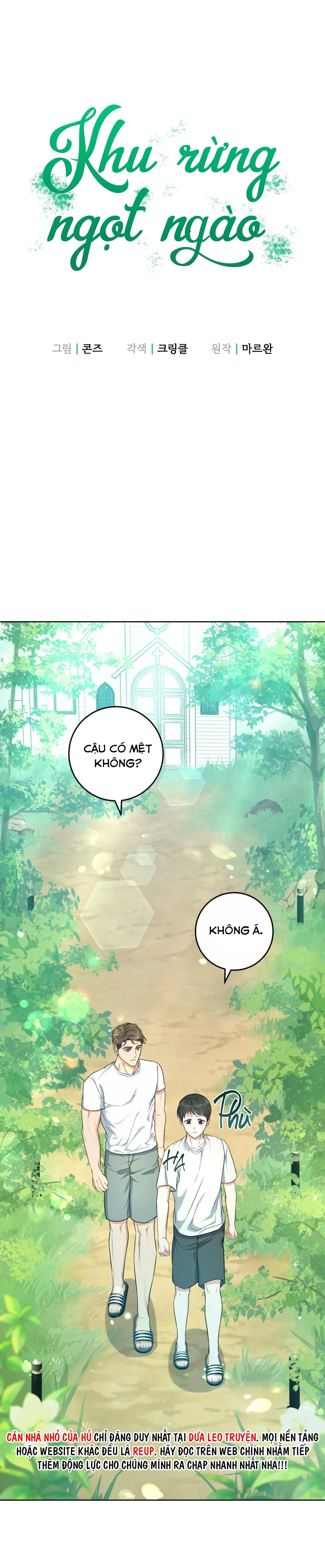 KHU RỪNG NGỌT NGÀO Chapter 3 Trang 6