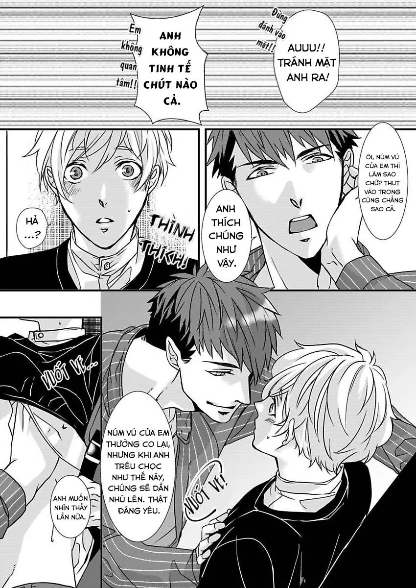 KHUYÊN LƯỠI CỦA ANH ẤY KHIẾN NGỰC TÔI TRỞ NÊN DAMDANG Chapter 4 Trang 8