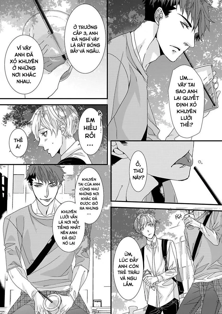 KHUYÊN LƯỠI CỦA ANH ẤY KHIẾN NGỰC TÔI TRỞ NÊN DAMDANG Chapter 8 Trang 3