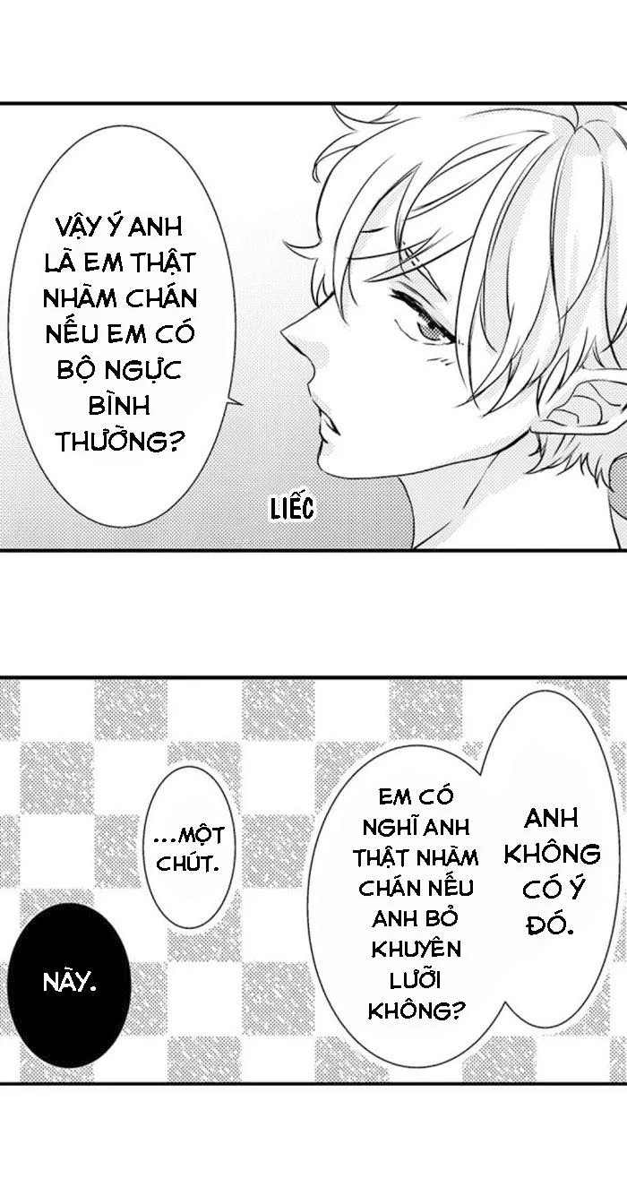 KHUYÊN LƯỠI CỦA ANH ẤY KHIẾN NGỰC TÔI TRỞ NÊN DAMDANG Chapter 24 Trang 7