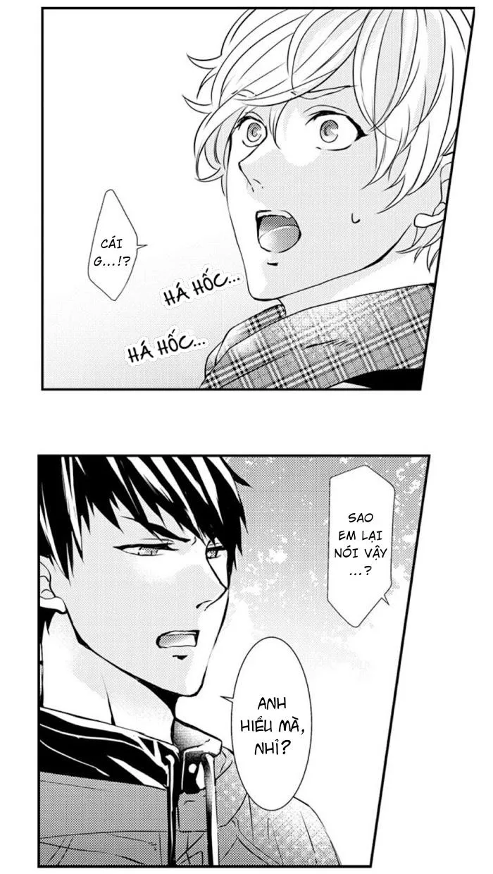 KHUYÊN LƯỠI CỦA ANH ẤY KHIẾN NGỰC TÔI TRỞ NÊN DAMDANG Chapter 32 Trang 28