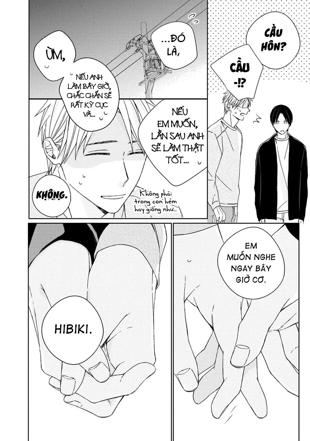 Kimi to Unmei ni Tsuite no Hanashi ga Shitai Chapter 5 Trang 36