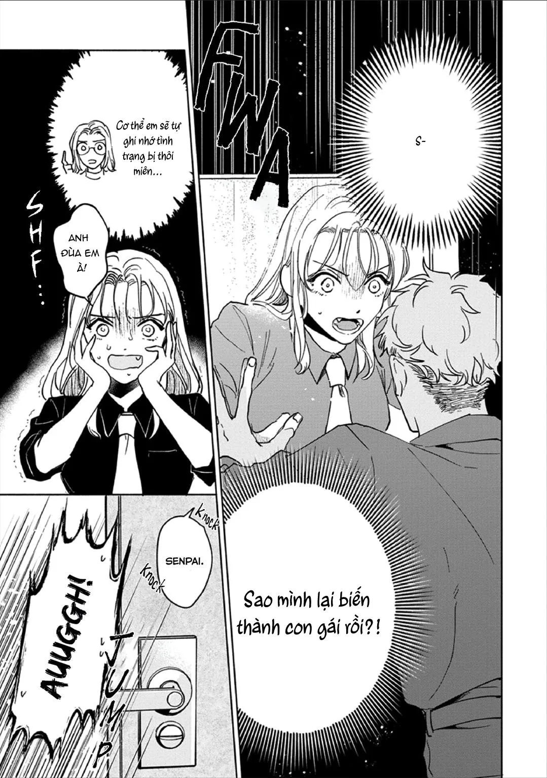 Kobayashi-senpai wa Onnanoko de Shitai Chapter 3 Trang 17