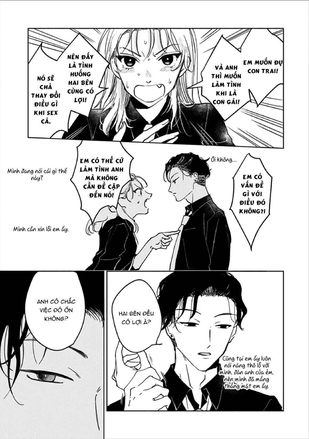 Kobayashi-senpai wa Onnanoko de Shitai Chapter 3 Trang 21