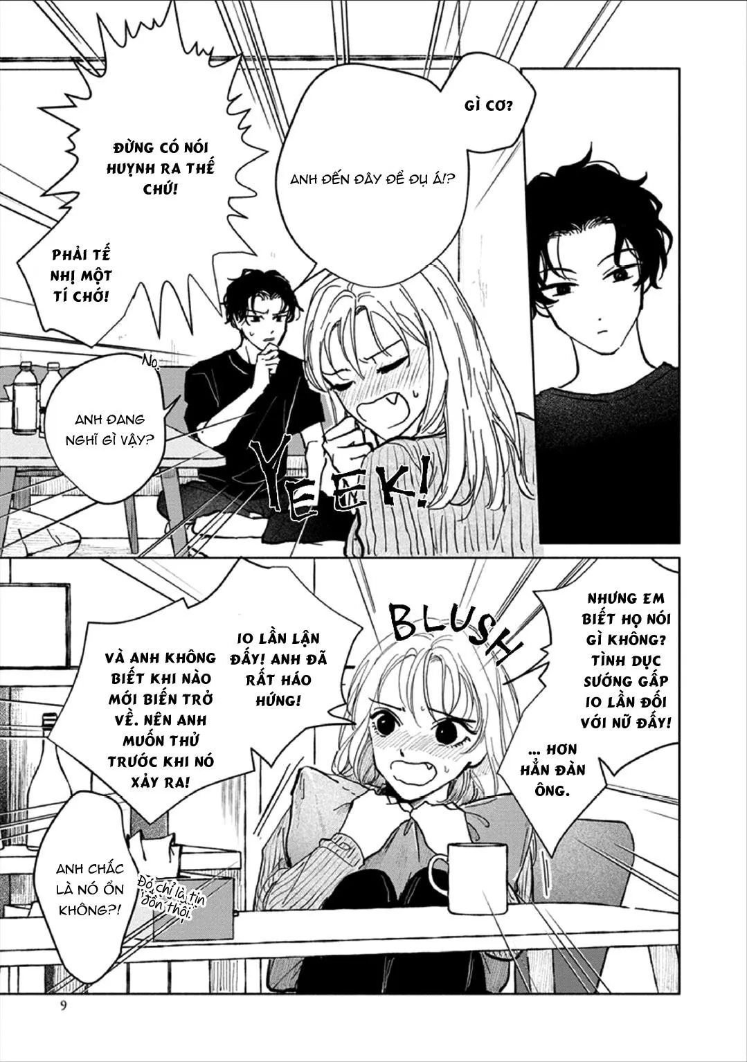 Kobayashi-senpai wa Onnanoko de Shitai Chapter 1 Trang 13