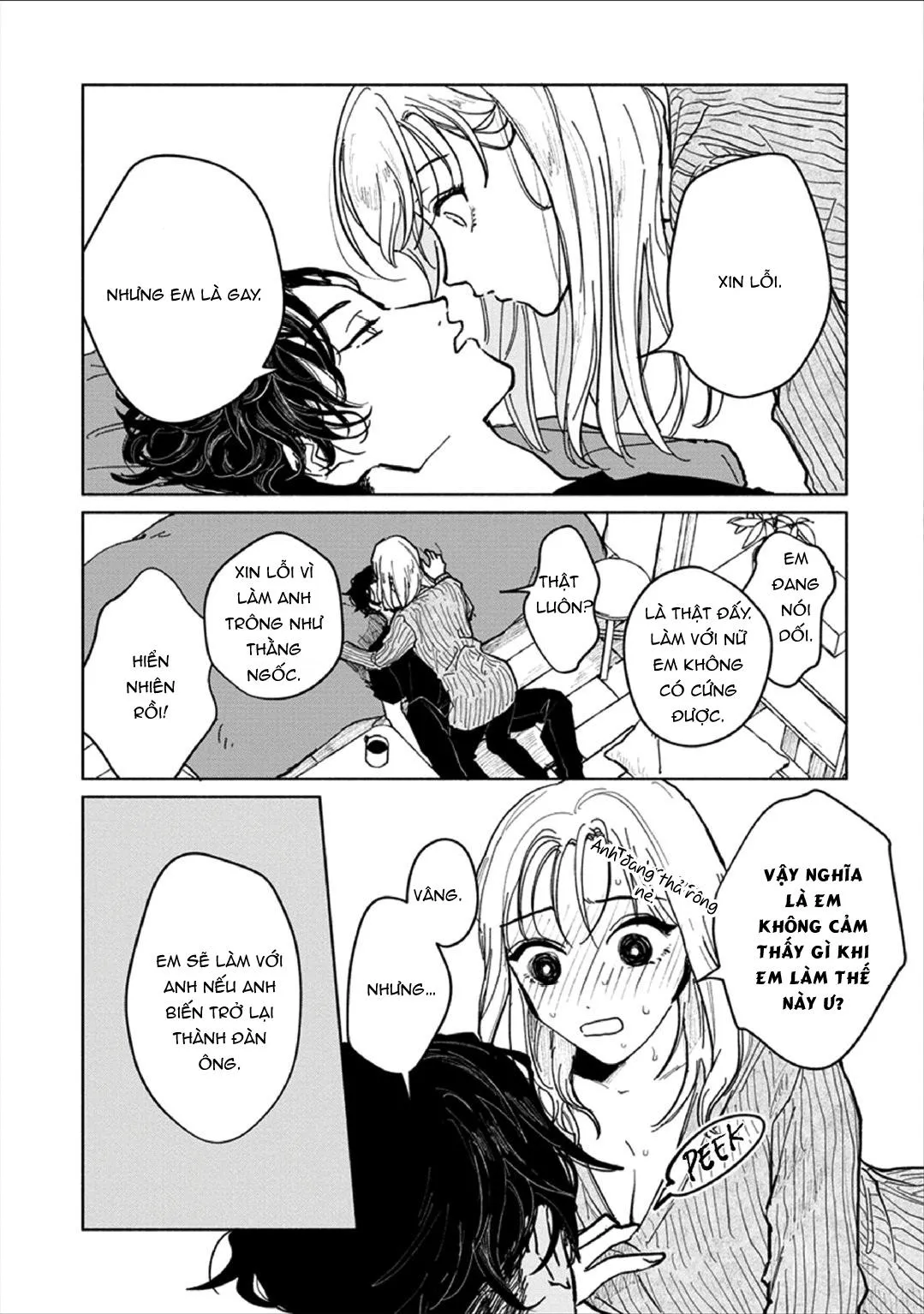 Kobayashi-senpai wa Onnanoko de Shitai Chapter 1 Trang 16