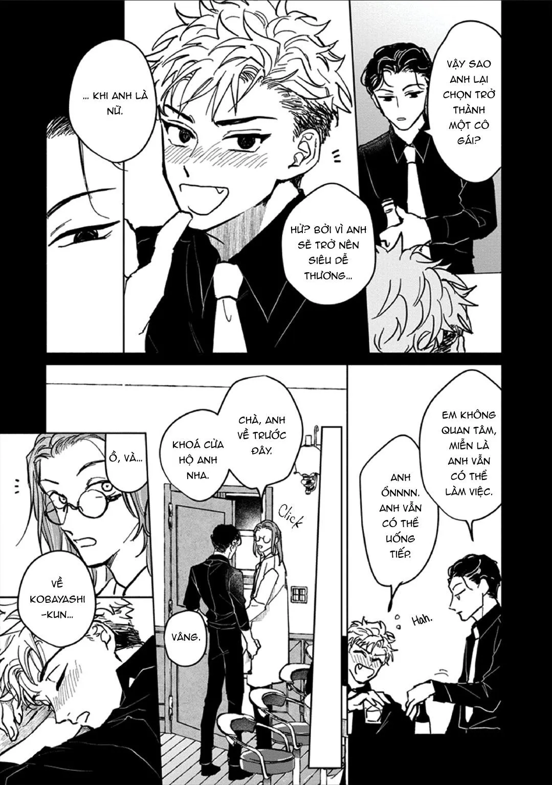 Kobayashi-senpai wa Onnanoko de Shitai Chapter 1 Trang 27