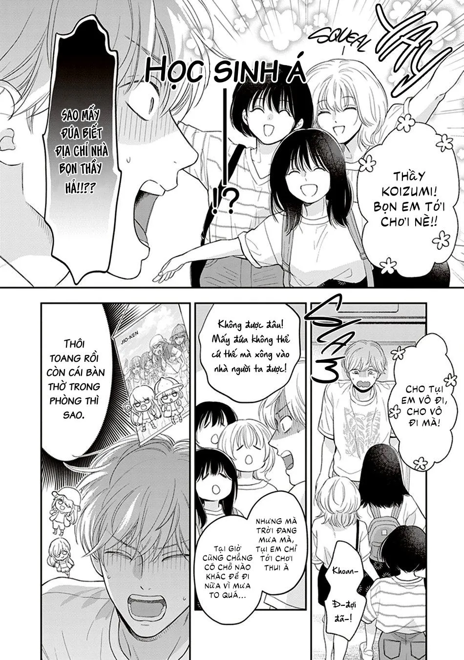 Koizumi-sensei không muốn bị phát hiện Chapter 4 Trang 16